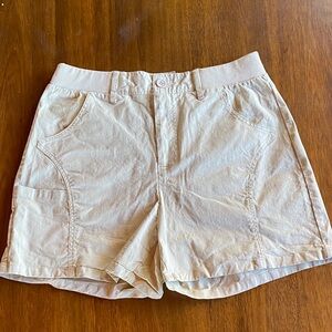 Luvamia High Waisted Women's Light Khaki Shorts Sz L